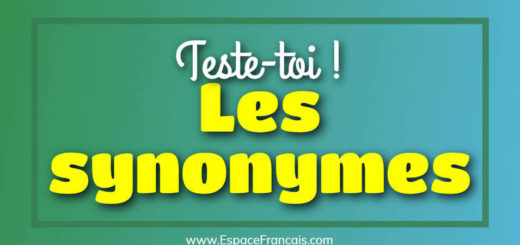 Quiz : Les antonymes - EspaceFrancais.com