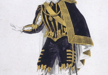 Don Juan, opéra en 5 actes de Mozart et Castil-Blaze : costume d'Adolphe Nourrit (rôle de Don Juan) / gravé par Maleuvre, 1834.